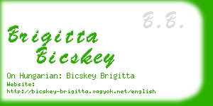 brigitta bicskey business card